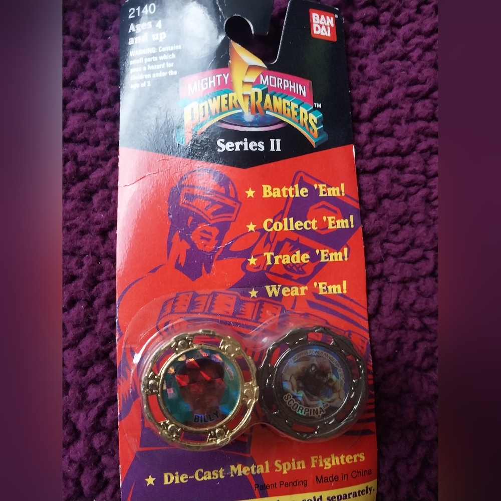 Retro Power Rangers  spin Fighters
